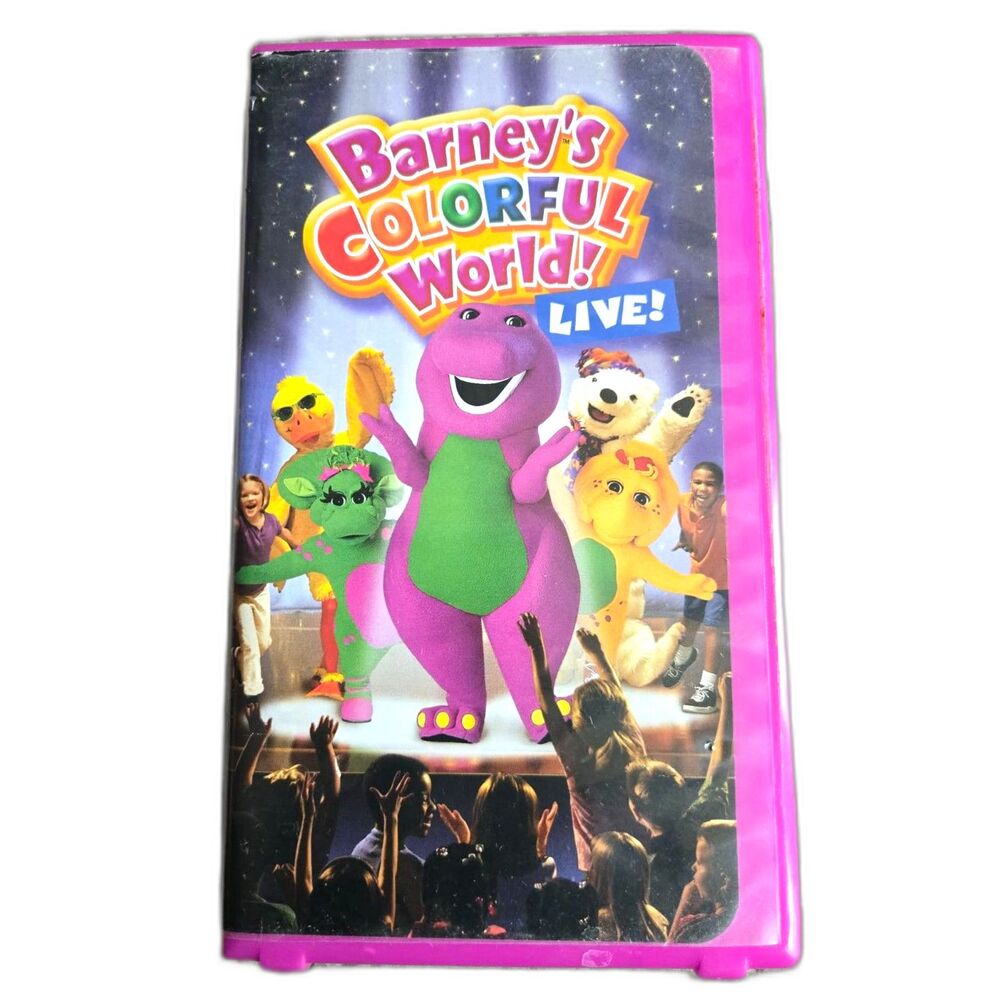 Barney's Colorful World VHS Lyrick Studios Children's Musical